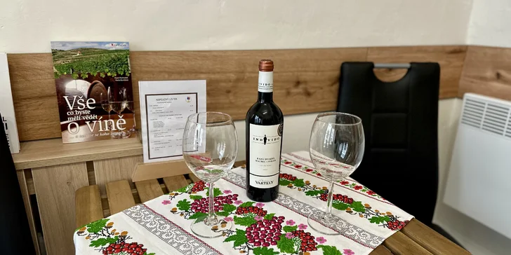Otevřený voucher na 1000-2000 Kč do Tániny vinárny: degustace, tapas i kvalitní vína