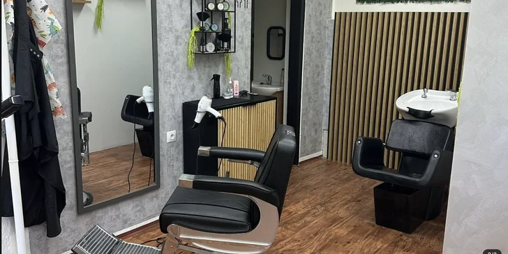 Pánský střih i úprava vousů nebo full servis i s masáží