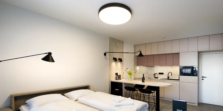 Pobyt v moderních apartmánech pod Tatrami: snídaně i balíček s privátním wellness