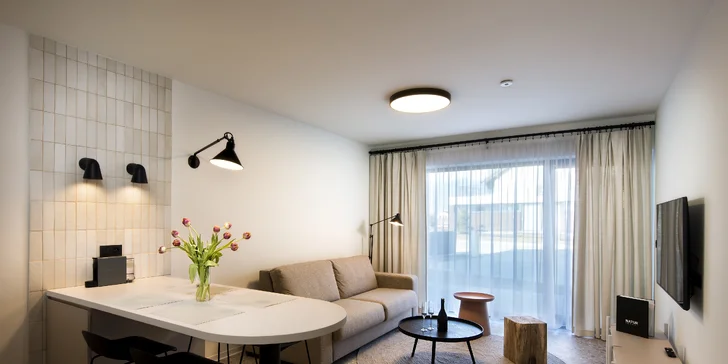 Pobyt v moderních apartmánech pod Tatrami: snídaně i balíček s privátním wellness