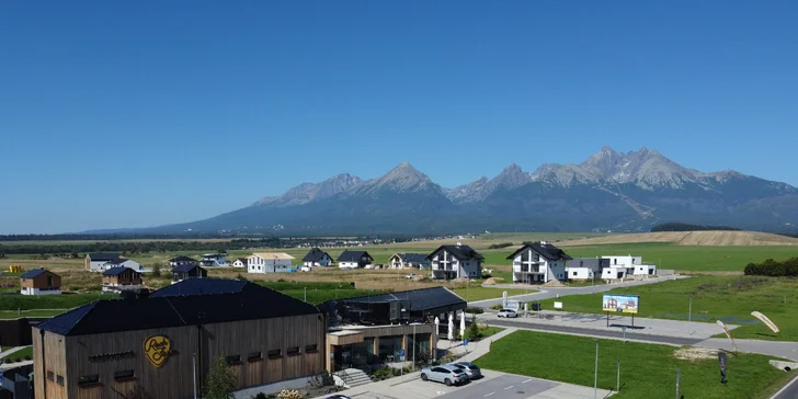 Pobyt v moderních apartmánech pod Tatrami: snídaně i balíček s privátním wellness