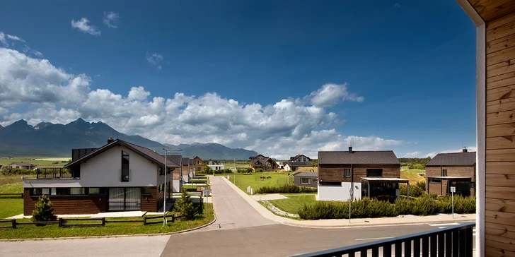 Pobyt v moderních apartmánech pod Tatrami: snídaně i balíček s privátním wellness