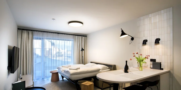 Pobyt v moderních apartmánech pod Tatrami: snídaně i balíček s privátním wellness