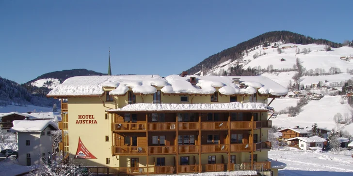 Pobyt v Tyrolsku: hotel na sjezdovce, polopenze plus, wellness i karta výhod