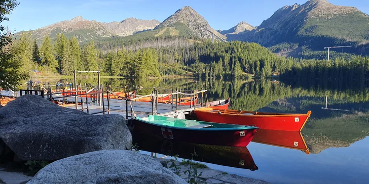 Stylové apartmány na Štrbském Plese vč. snídaně a privátního wellness