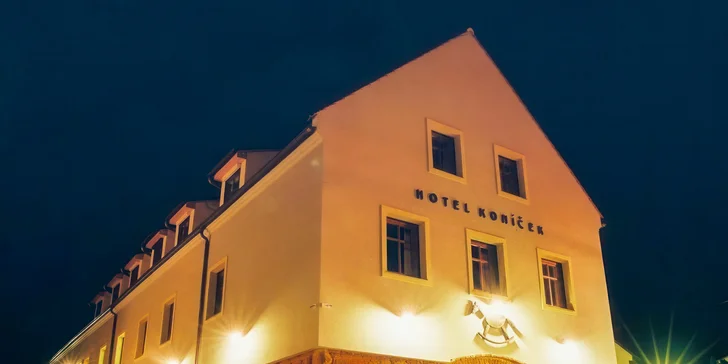 Stylový hotel na jižní Moravě se snídaní, degustační večeří i lahví vína