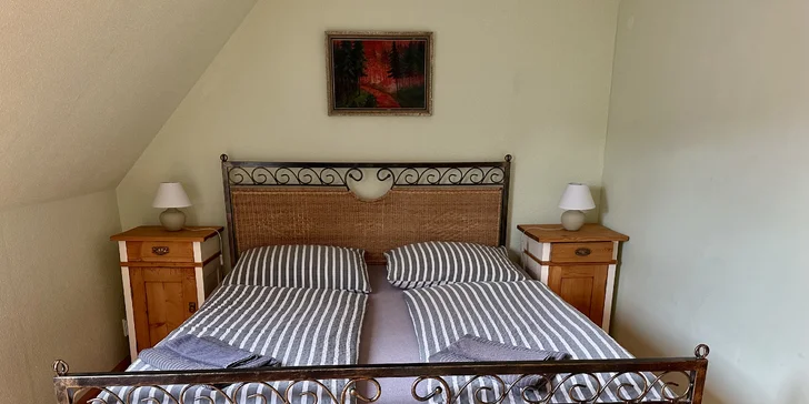 Útulné apartmány, pokoje či domek v Kryštofově Údolí: možnost snídaně i polopenze