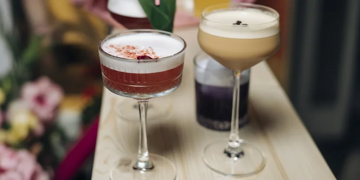 Masterclass přípravy tří koktejlů s barmanem nebo degustace šesti pálenek i s občerstvením