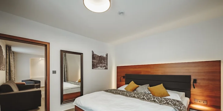 Krásné apartmány jen 800 m od zámku v Hluboké se snídaní i wellness