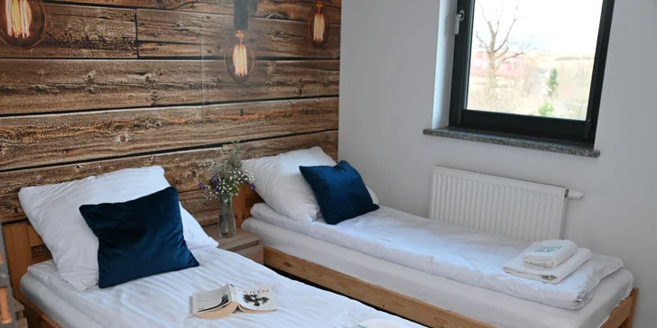 Moderní apartmány u hor v Kladské kotlině pro pár i rodinu