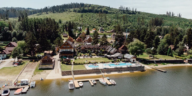 Pobyt na břehu Oravské přehrady v prostředí vyhlášeného Slanického dvora s privátním wellness