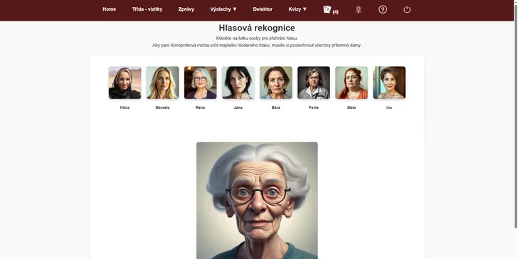 Online detektivní hra Vražda na třídním srazu: neomezený čas a počet hráčů