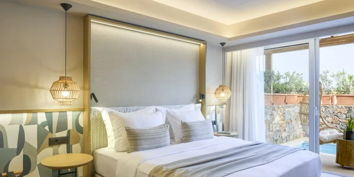 Kréta letecky: 5* hotel s all inclusive, přímo u pláže