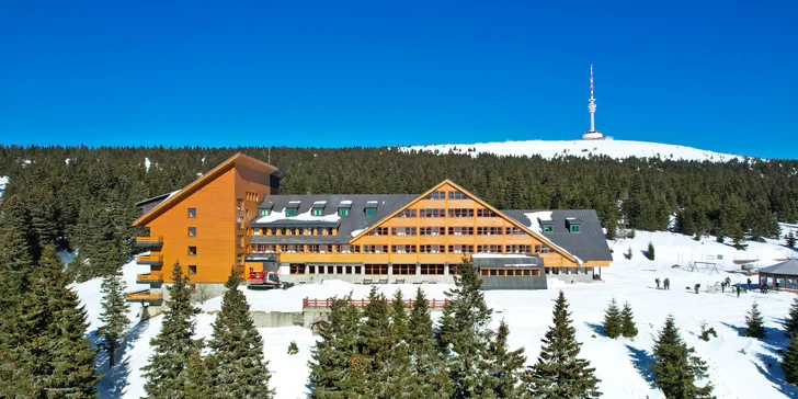 Ubytování v hotelu pod vrcholem Pradědu: snídaně či polopenze i wellness