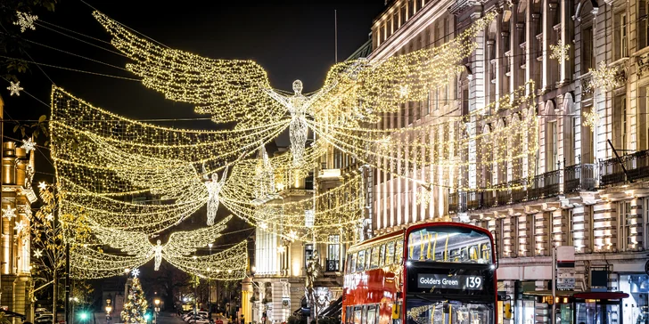 Adventní letecký zájezd do Anglie: Londýn i Windsor z Prahy či Vídně