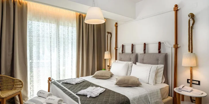 Adults only dovolená na Krétě: 4* hotel přímo u pláže, all inclusive, bazén, letenky