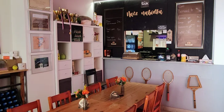 Hodina tenisu na kurtu v hale s profesionálním trenérem pro 1 osobu