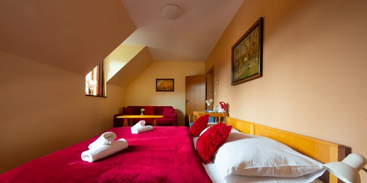 Pobyt v srdci Tatranské Lomnice: penzion se snídaní, privátní wellness