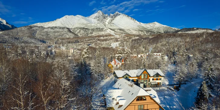 Pobyt v srdci Tatranské Lomnice: penzion se snídaní, privátní wellness