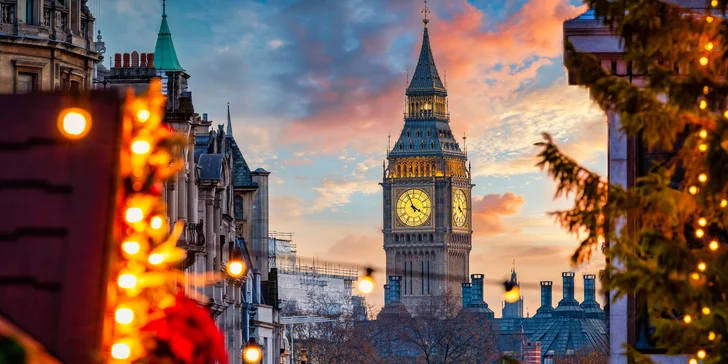 Adventní letecký zájezd do Anglie: Londýn i Windsor z Prahy či Vídně