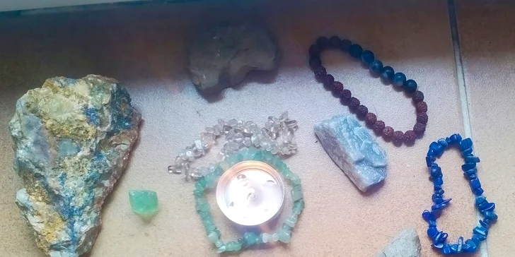 Kreativní kurz výroby náramku: 2-3 hodiny tvoření z léčivých minerálních kamenů