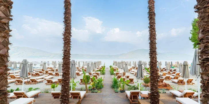 Dovolená v Albánii na Jónském pobřeží: 4* hotel Morina Beach u pláže, all inclusive, bazén i let