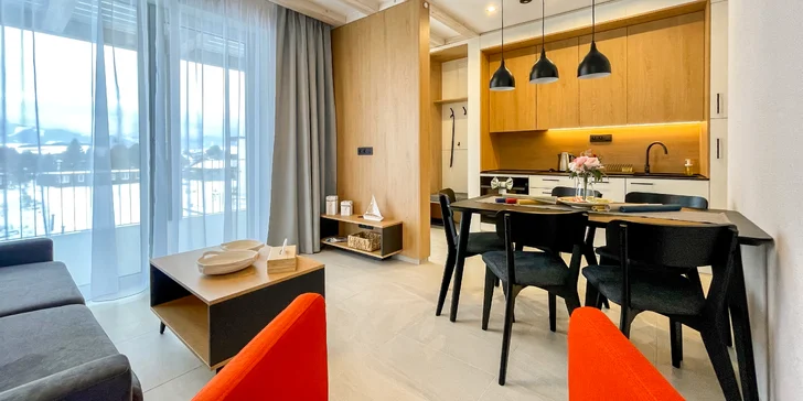 Nové apartmány přímo u Liptovské Mary s wellness až pro 7 osob
