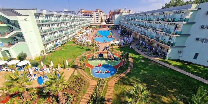 Slunečné pobřeží letecky: 4* hotel Kotva s all inclusive a dětským klubem Čedog