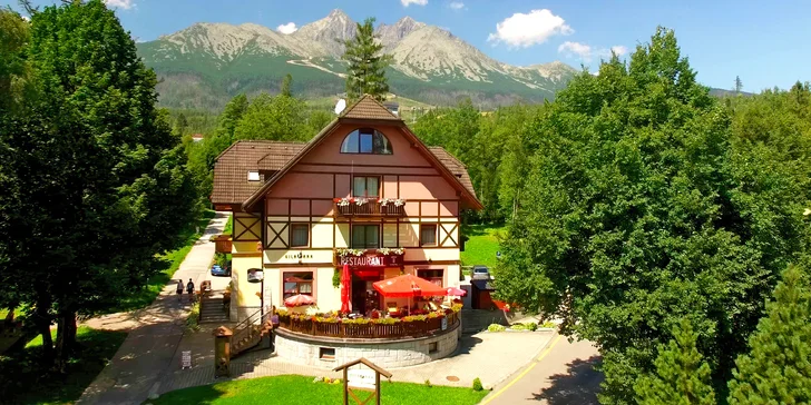 Pobyt v srdci Tatranské Lomnice: penzion se snídaní, privátní wellness