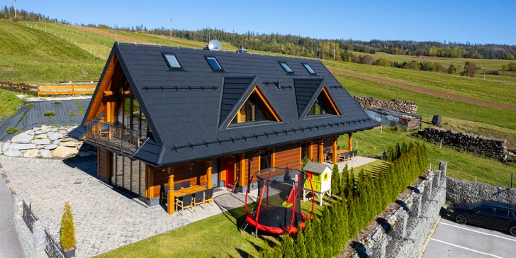 Wellness pobyt v chaletu uprostřed přírody Belianských Tater až pro 8 osob