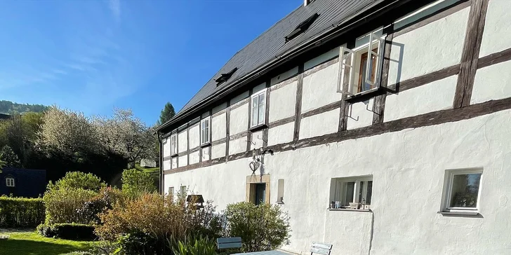 Útulné apartmány, pokoje či domek v Kryštofově Údolí: možnost snídaně i polopenze