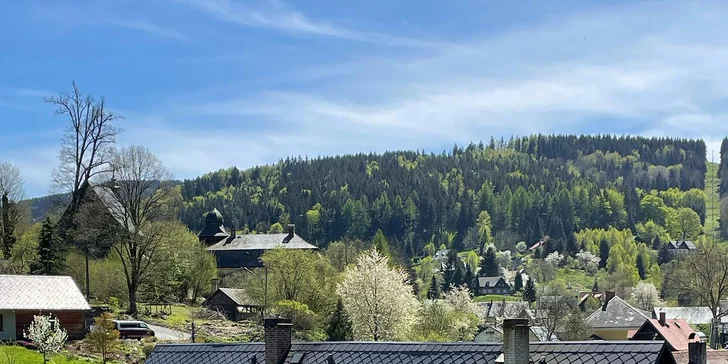 Útulné apartmány, pokoje či domek v Kryštofově Údolí: možnost snídaně i polopenze