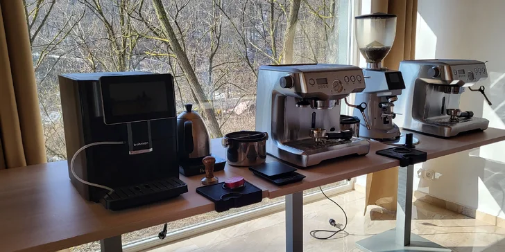 5hod. baristický kurz v pražírně kávy v Moravském Krumlově pro 1 i 2 osoby