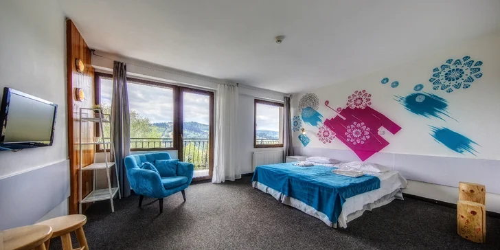 Relax ve Wisłe: strava v ceně, možnost wellness i procedur, v zimě lyže, v létě výhledy