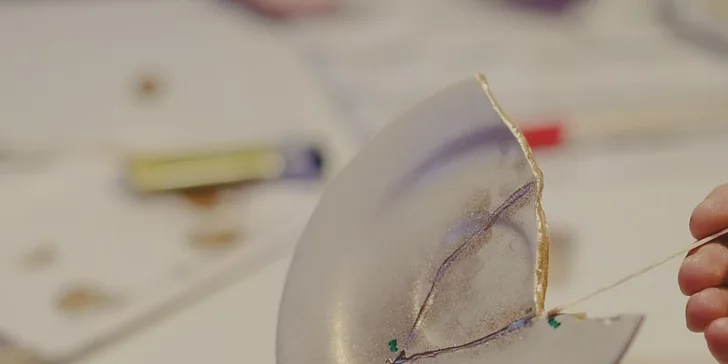 Oprava předmětů zlatem: 3hod. kurz japonského umění Kintsugi i čajový obřad