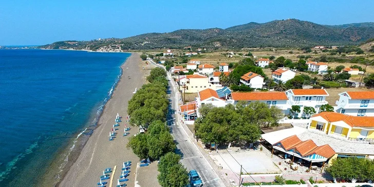 Dovolená na ostrově Lesbos: 3* apartmány u pláže, polopenze i letenky