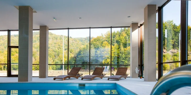 Pobyt v srdci Štiavnických vrchů: polopenze a neomezený relax ve wellness