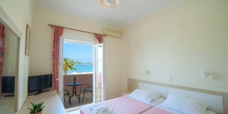 Dovolená na Korfu: 3* hotel Alkyon Beach u pláže, all inclusive a letenky