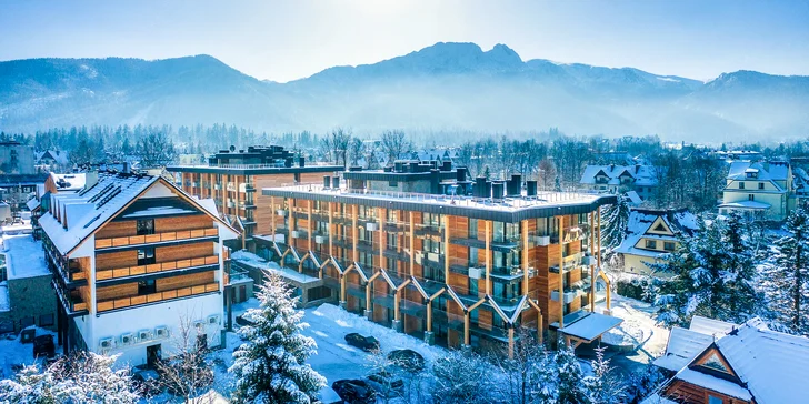 5* resort v centru Zakopaného s wellness, stravou a výhledem na hory