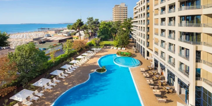 Dovolená v Bulharsku: 4* hotel přímo u pláže, all inclusive soft, bazén, letenky
