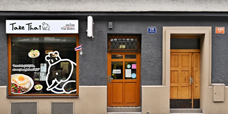 Otevřené vouchery do nové thajské restaurace Take Thai bistro: 300-1000 Kč