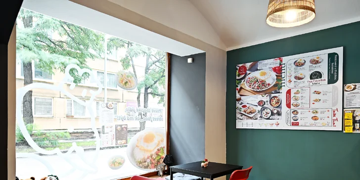 Otevřené vouchery do nové thajské restaurace Take Thai bistro: 300-1000 Kč