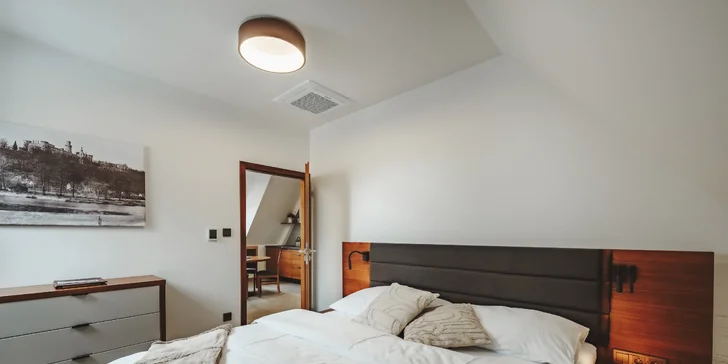Krásné apartmány jen 800 m od zámku v Hluboké se snídaní i wellness