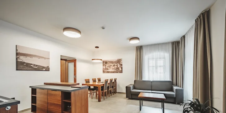 Krásné apartmány jen 800 m od zámku v Hluboké se snídaní i wellness