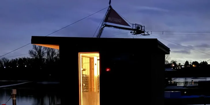 90minut v privátní finské sauně na Proboštském jezeře pro 7-10 osob