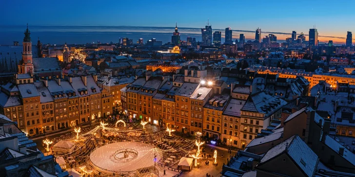 Pobyt ve Varšavě: bufetové snídaně či polopenze, 10 km od centra, vč. neomezeného fitness