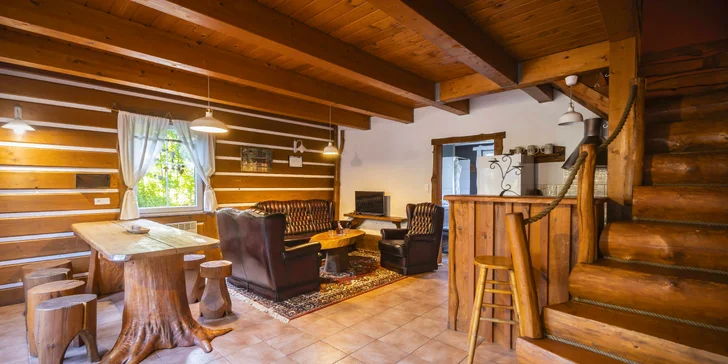 Wellness relax na Třeboňsku: roubenka se saunou, vířivkou i koupacím sudem