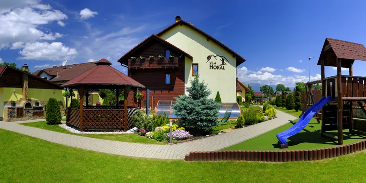 Pobyt v apartmánech na Liptově s adventure minigolfem a bazénem