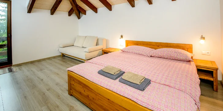 Rodinná dovolená na jihu Chopku: ubytování s polopenzí a výhledem na hory