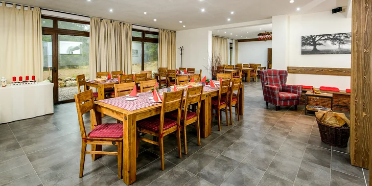 Rodinná dovolená na jihu Chopku: ubytování s polopenzí a výhledem na hory